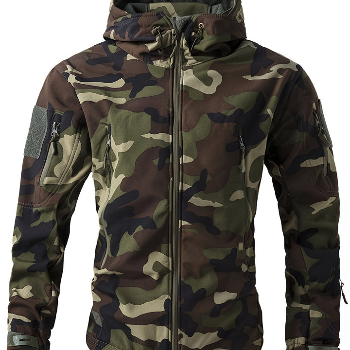 Levoire | Veste De Vent Chaude En Polaire Pour Hommes Avec Capuche