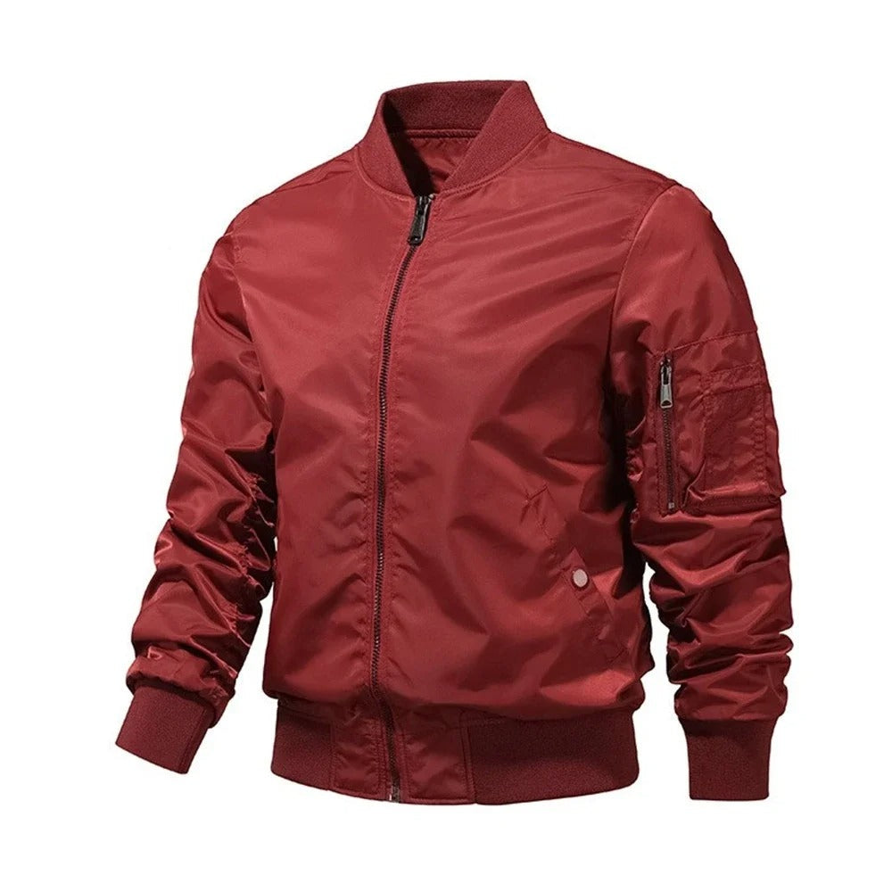 Levoire | Veste Bomber D'Automne Pour La Mi-Saison Rot
