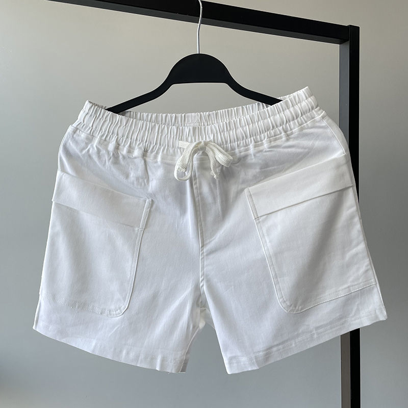 Levoire | Rento Court Été Élastique Taille Blanc