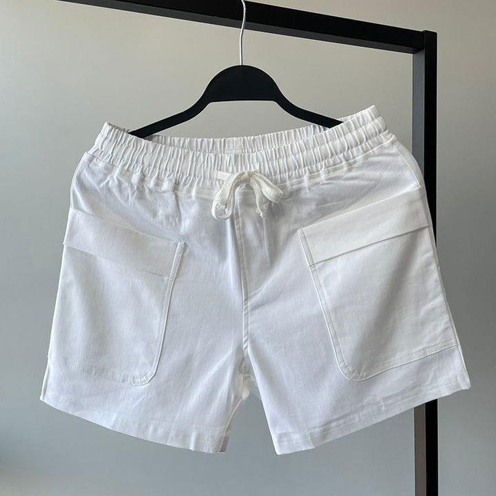 Levoire | Rento Court Été Élastique Taille Blanc