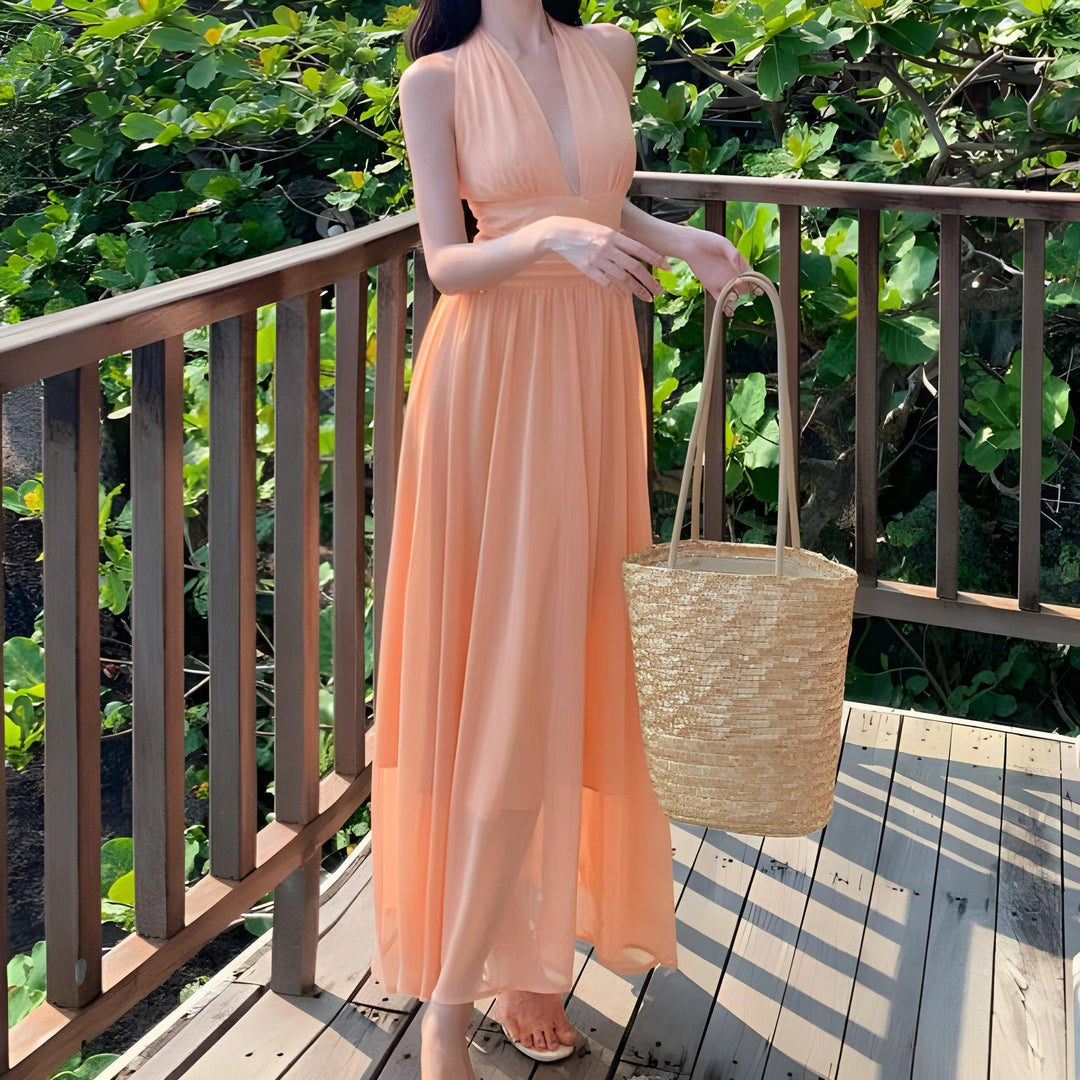 Levoire | Robe Maxi Élégante À Halter