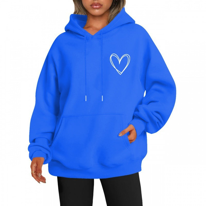 Levoire | Hoodie Décontracté À Manches Longues Bleu saphir