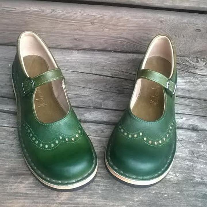 Levoire | Loafers Stylés Avec Boucle Vert