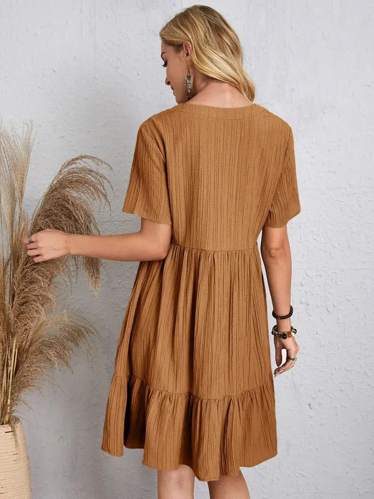 Levoire | Robe Décontractée Col V