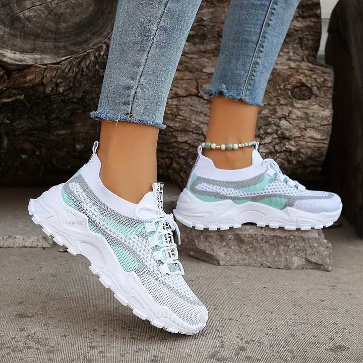 Levoire | Baskets Tricotés Colorblock