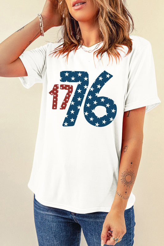 Levoire | 1776 Col Rond T-shirt à Manches Courtes