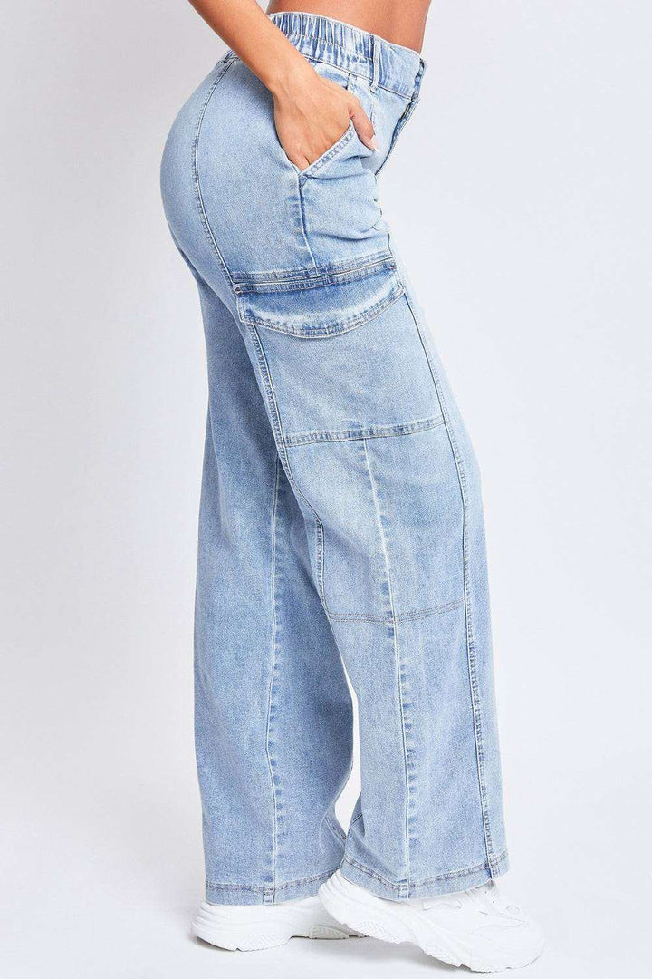 Levoire | Pantalons Cargo Droits Taille Haute