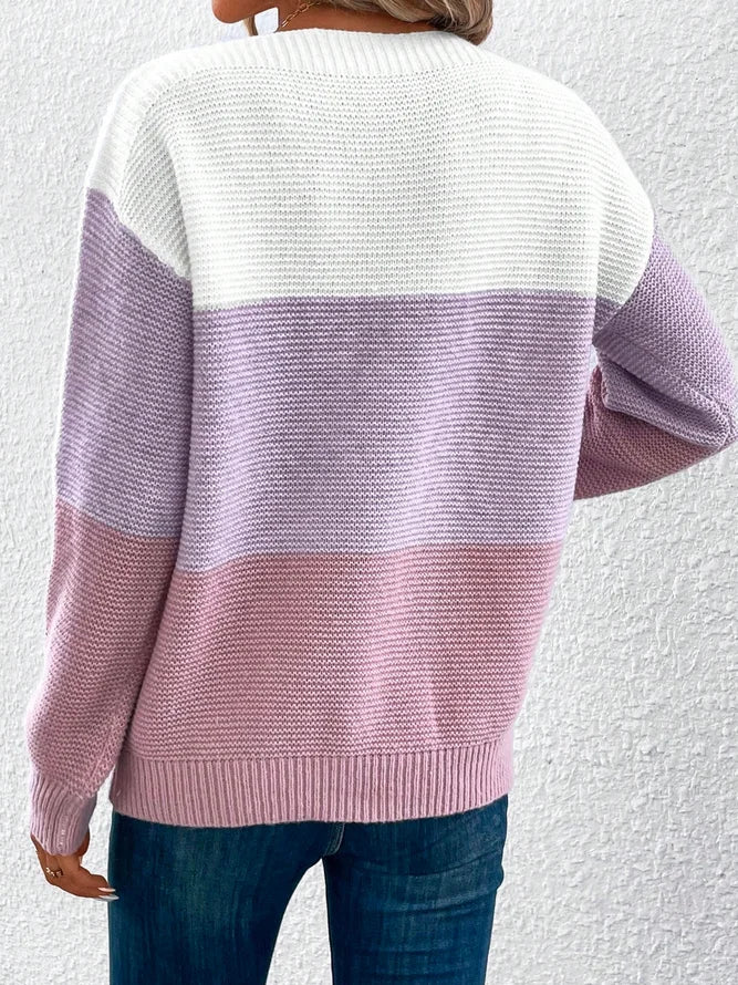 Levoire | Joli Pull À Manches Longues Avec Col Rond
