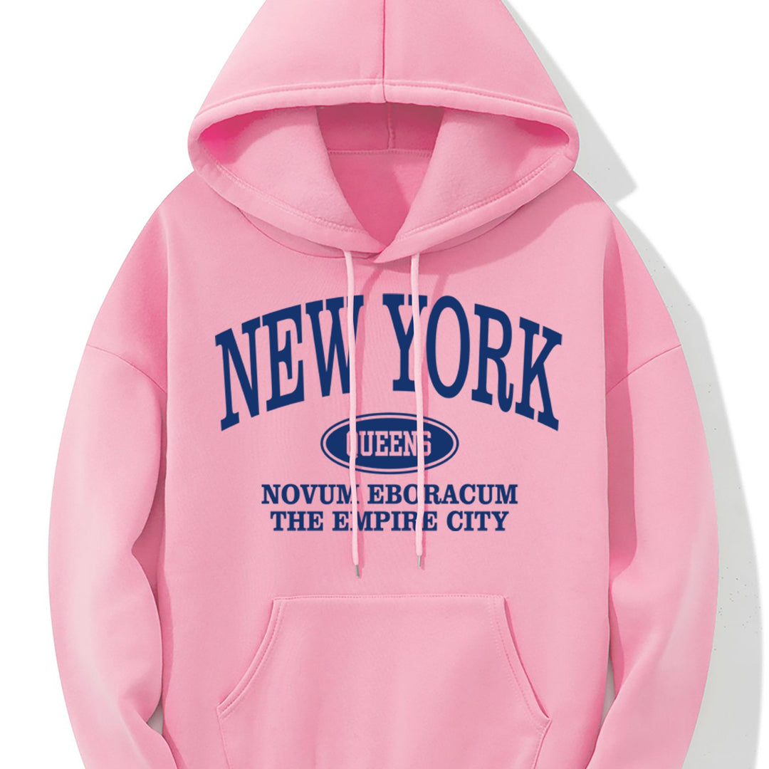 Levoire | Sweat À Capuche Avec Impression D'Imprimerie De New York Et Poche Kangourou