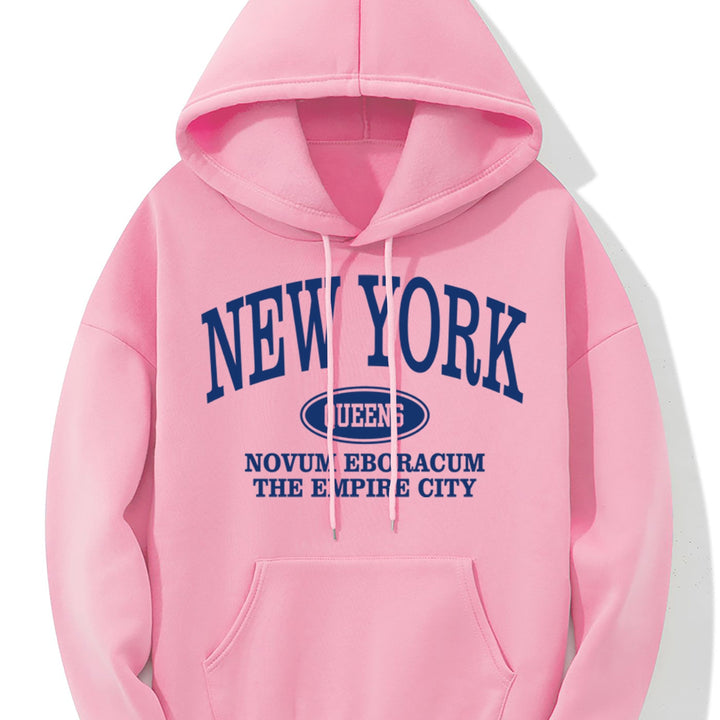 Levoire | Sweat À Capuche Avec Impression D'Imprimerie De New York Et Poche Kangourou