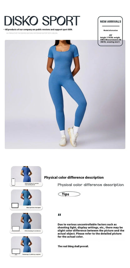 Levoire | Combinaison de fitness à manches courtes