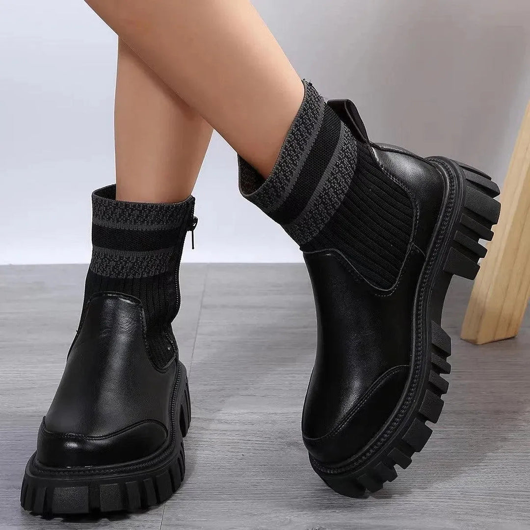 Levoire | Bottes pour femmes semelle durable Noir