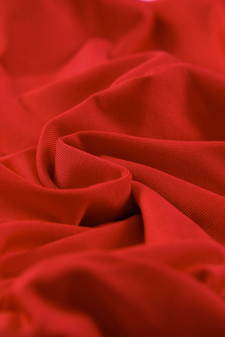 Levoire | Robe Wrap Rouge Tulinen