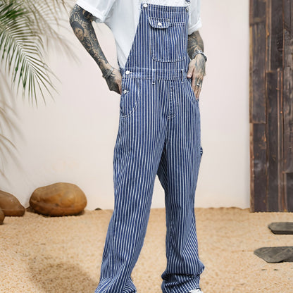 Levoire | Combinaison Détente En Jean Rayé