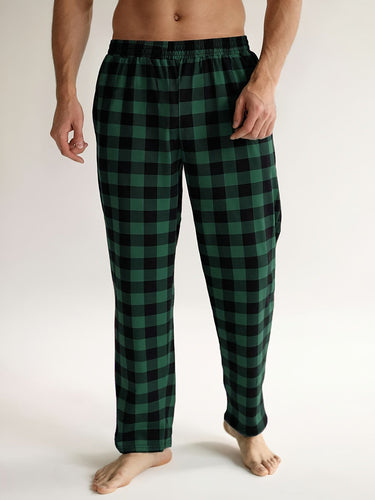 Levoire | Pantalons De Pyjama À Carreaux Rouges Et Noirs