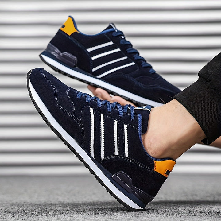 Levoire | Raidoitettu Léger Chaussure D'Homme Bleu marine