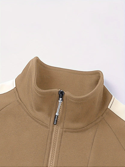 Levoire | Deux Teintes Ensemble D'Entraînement À Manches Longues Haut Avec Cordon Pantalons