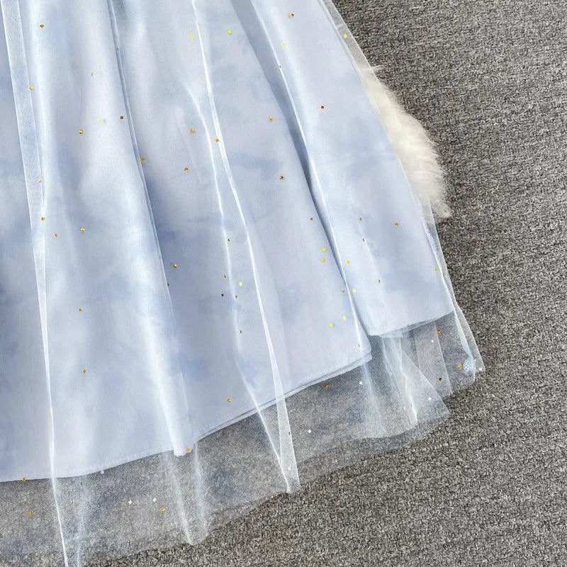 Levoire | Robe Rétro Française Bleue