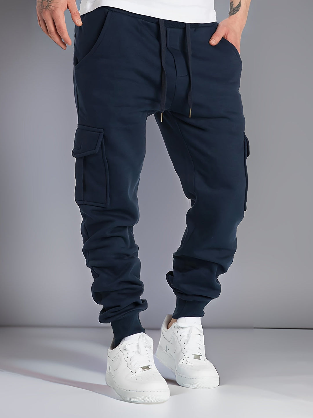 Levoire | Combinaison De Pantalons De Sport Pour Hommes Avec Cordon Et Poches Latérales