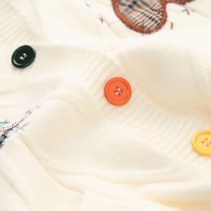 Levoire | Cardigan en tricot avec des manches ballon