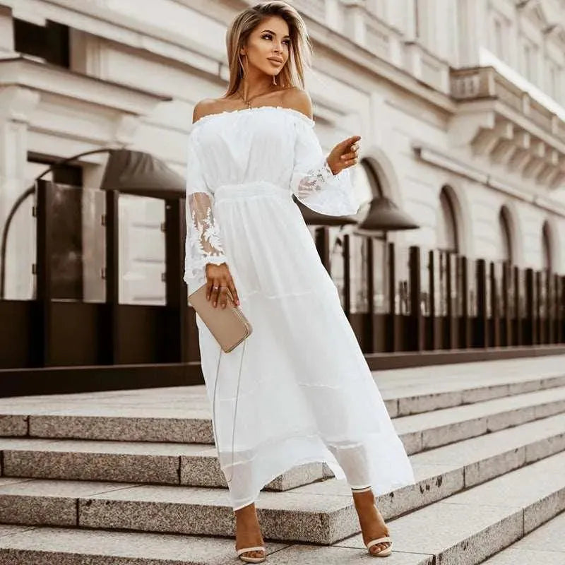 Levoire | Robe de soirée pour femmes avec une zone d'épaule ouverte