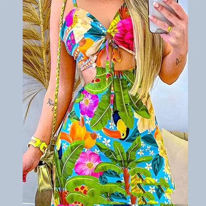 Levoire | Combinaison d'été à fleurs, fraîche et élégante