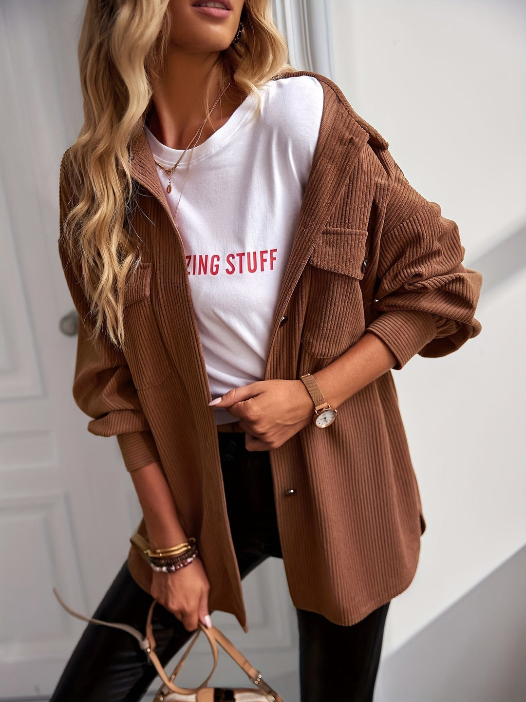 Levoire | Veste Avec Boutons Et Poches Pour Femmes