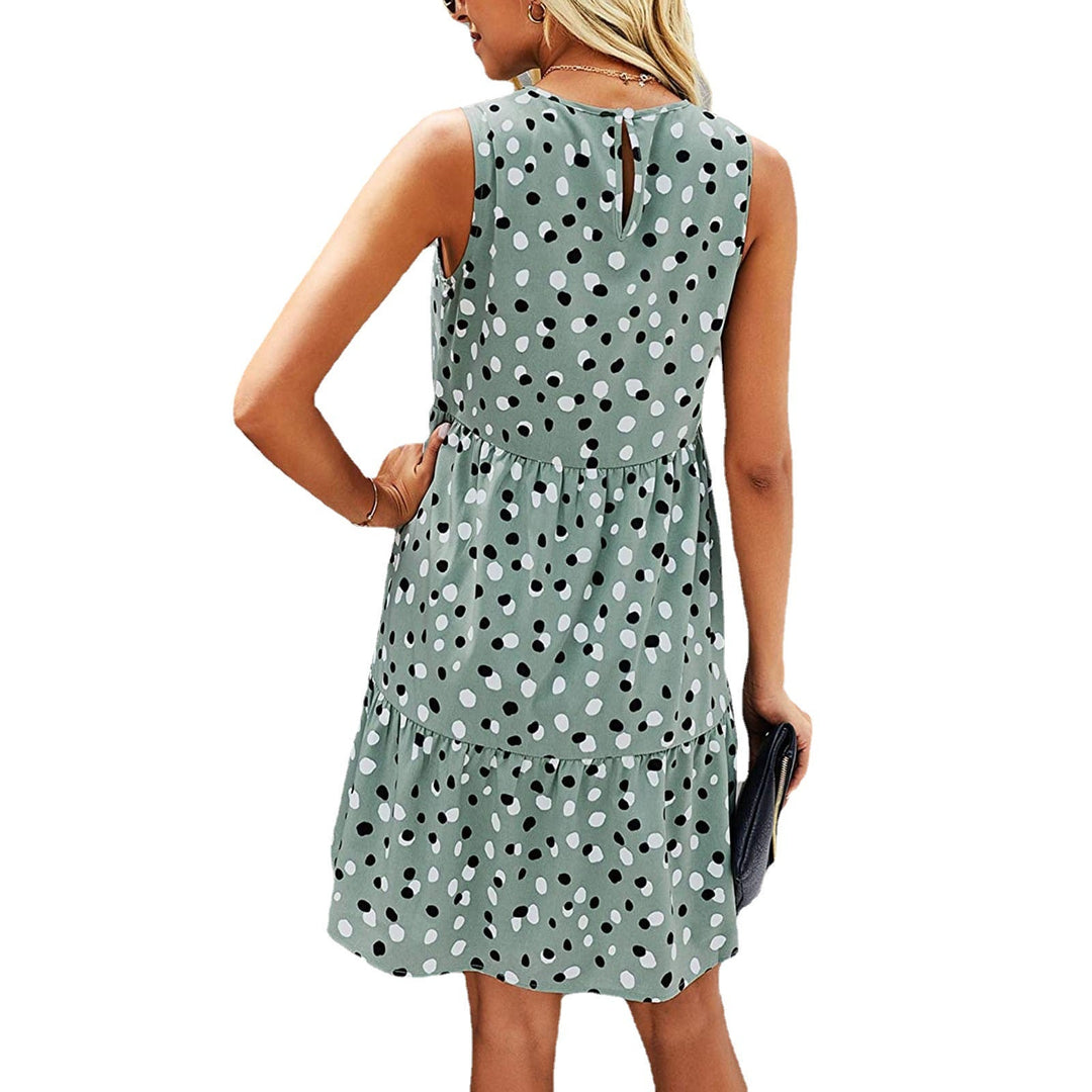 Levoire | Robe À Pois Ludique Sans Manches Et En A Femmes