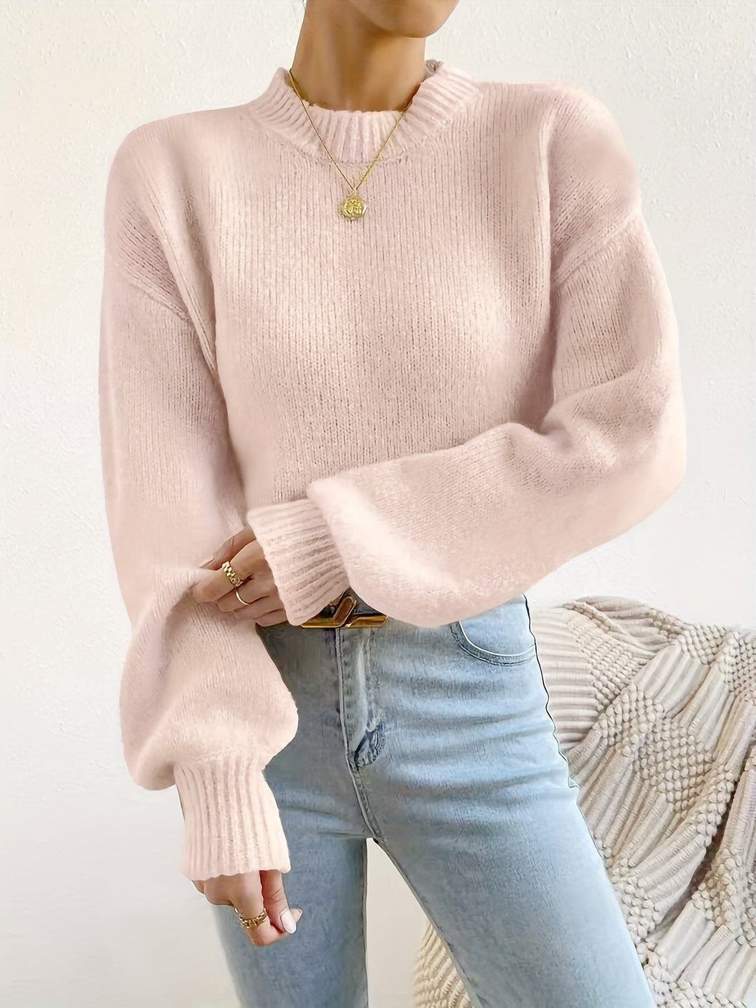 Levoire | Superbe Pull Avec Des Manches Lanternes