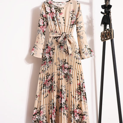 Levoire | Robe Maxi À Motifs Floraux Et À Manches Longues