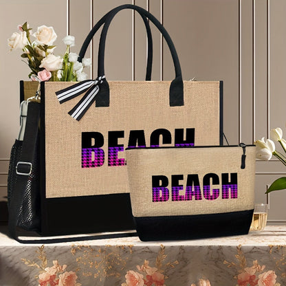 Levoire | 2 Pcs De Sacs De Plage Avec Un Étui Adapté
