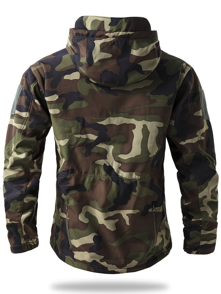 Levoire | Veste Imperméable Pour Hommes Avec Motif Camouflage