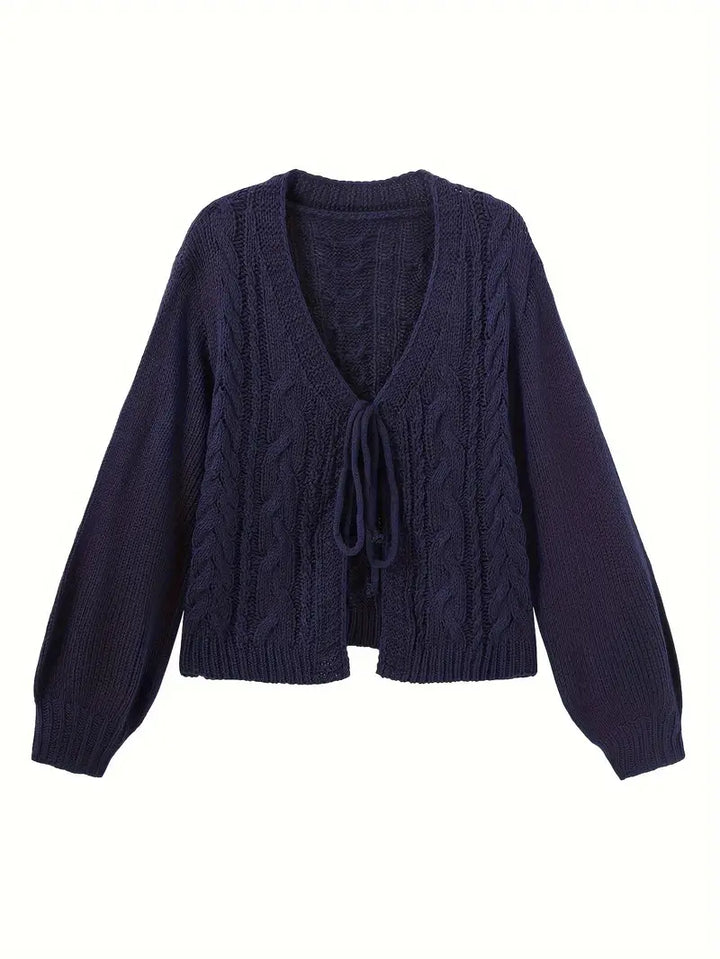 Levoire | V-Cou Cardigan En Ambre Merensininen