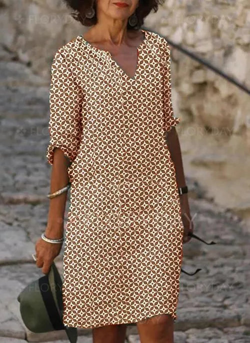 Levoire | Robe Midi Pour Femmes Braun