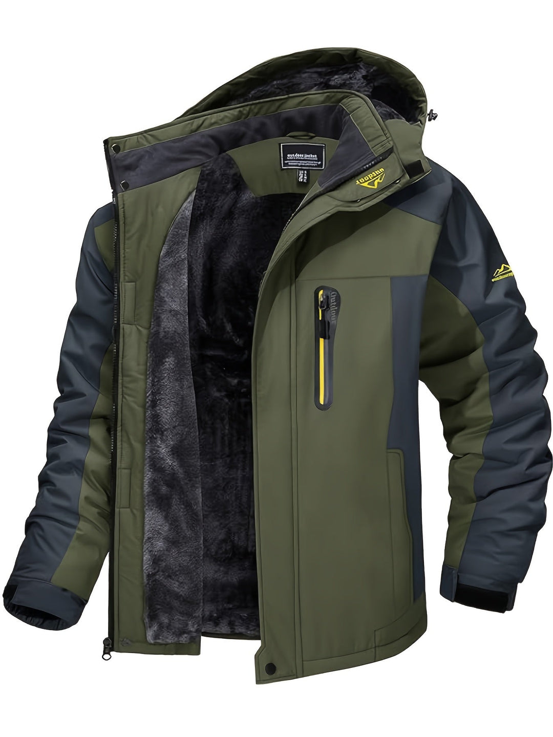Levoire | Veste en polaire softshell déperlant Vert