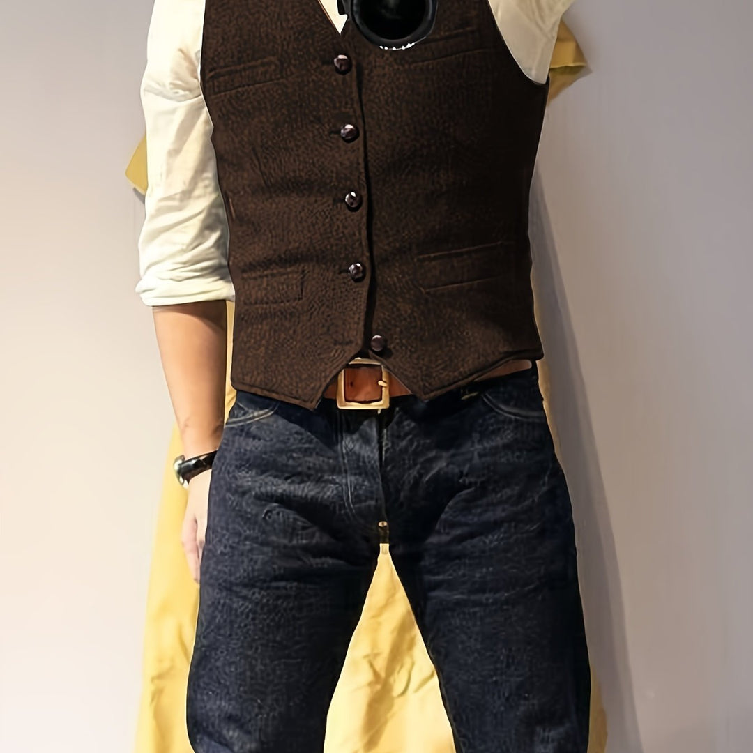 Levoire | Gilet En Laine Inspiré Par La Récolte Du Vin Avec Motif De Toile D'Araignée