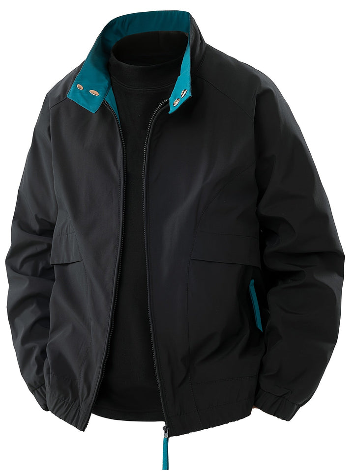 Levoire | Veste Coupe-Vent Légère Décontractée Noir