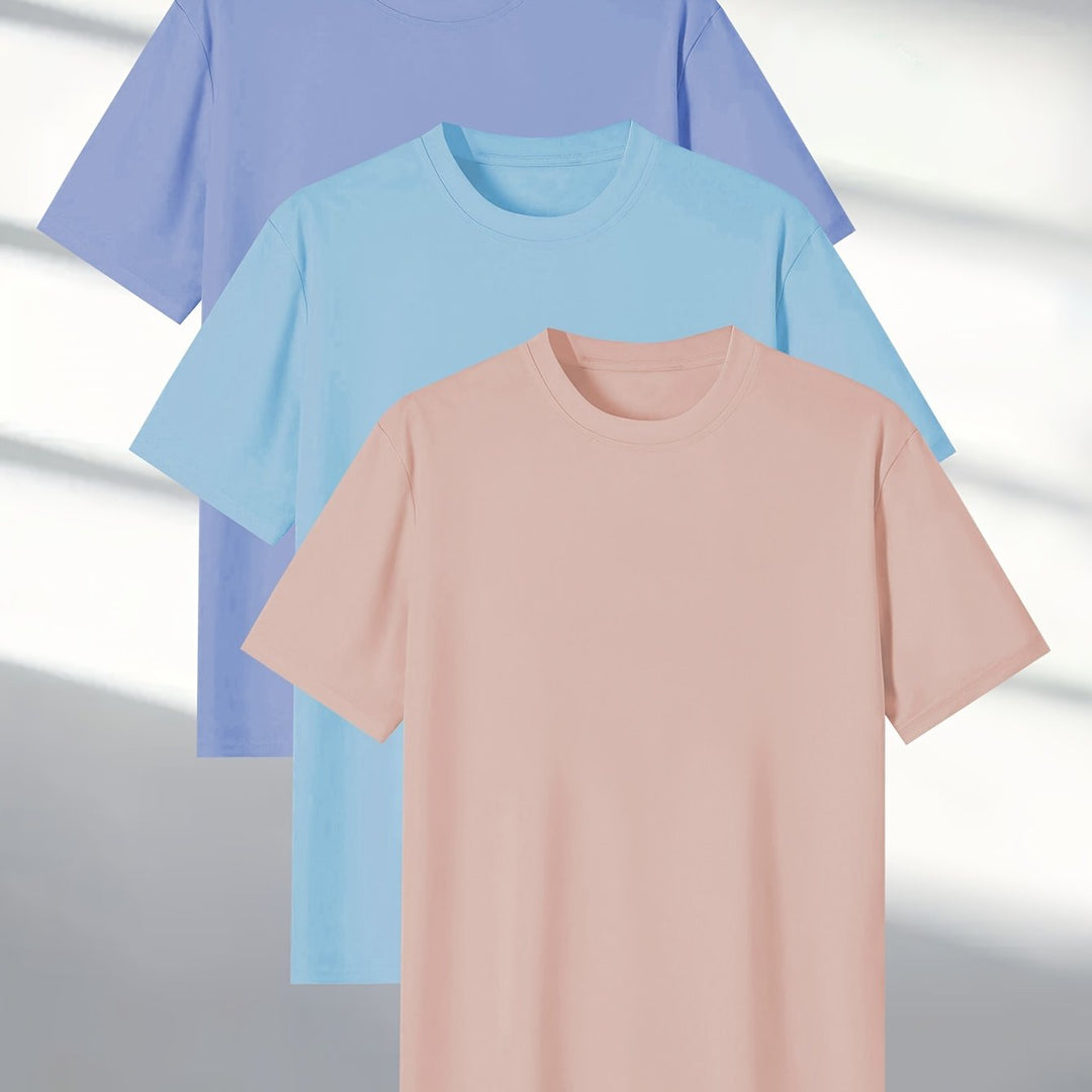 Levoire | T-Shirts Pour Hommes À Col Rond Couleurs variées 8