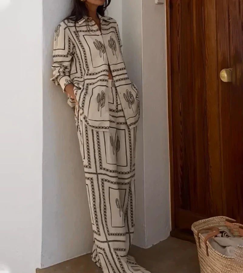 Levoire | Ensemble De Loungewear Imprimé