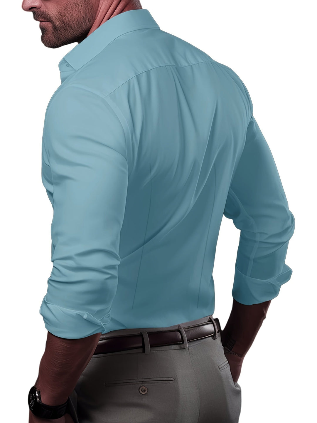 Levoire | T-Shirt Slim Fit Pour Hommes Conçu Dans Une Seule Couleur
