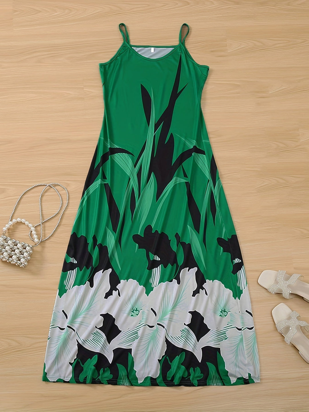 Levoire | Robe À Bretelles Spaghetti Imprimée Pour Femmes Vêtements Saisonniers