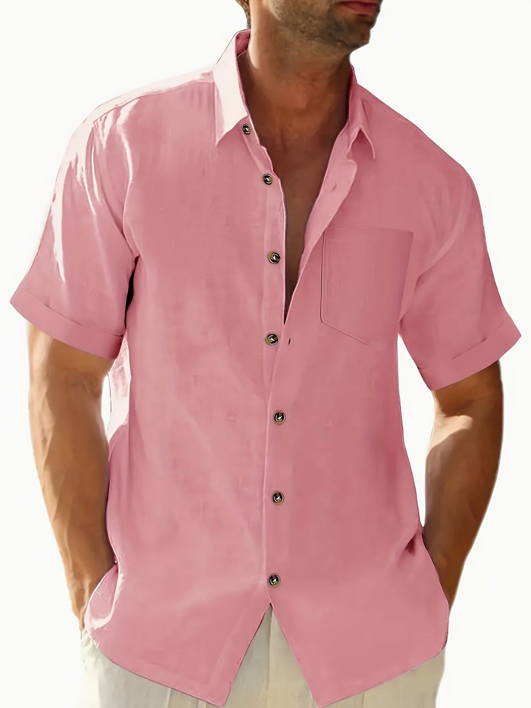 Levoire | Rento Shirt À Manches Courtes Couleur rose pâle