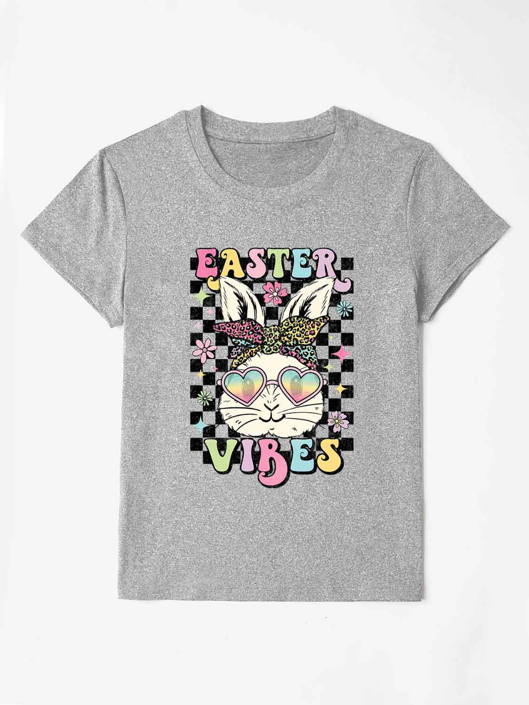 Levoire | AMBIANCE DE PÂQUES T-shirt à col rond K à manches courtes Gris