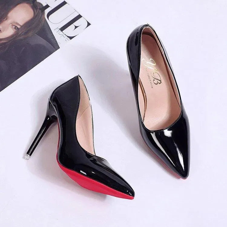Levoire | Femme-Platoo-Stiletto Noir 6cm