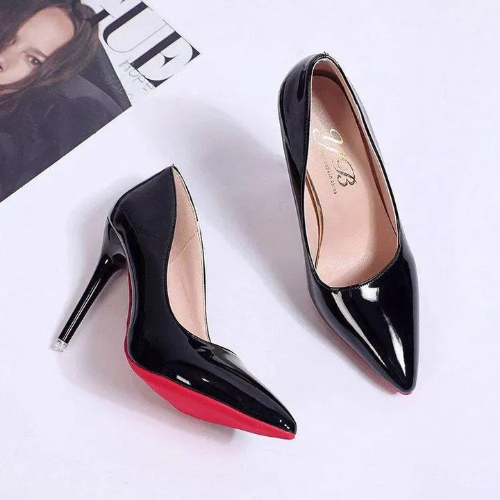 Levoire | Femme-Platoo-Stiletto Noir 6cm
