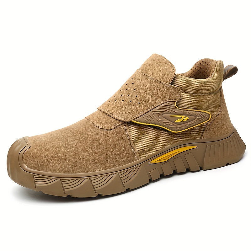 Levoire | Baskets De Sécurité À Velcro Pour Hommes Khaki