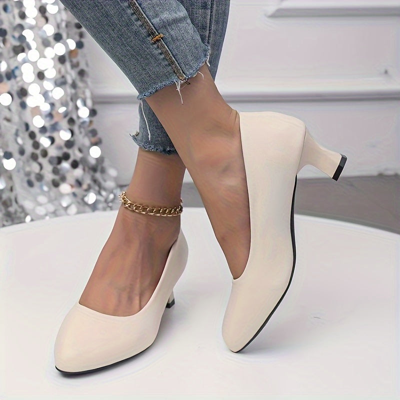 Levoire | Élégantes Chaussures À Talons Pour Femmes À Tige Pointue Et Talon Bas