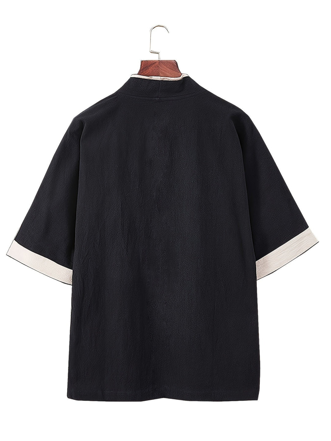 Levoire | T-Shirt En Lin Classique À Col En V Avec Boutons