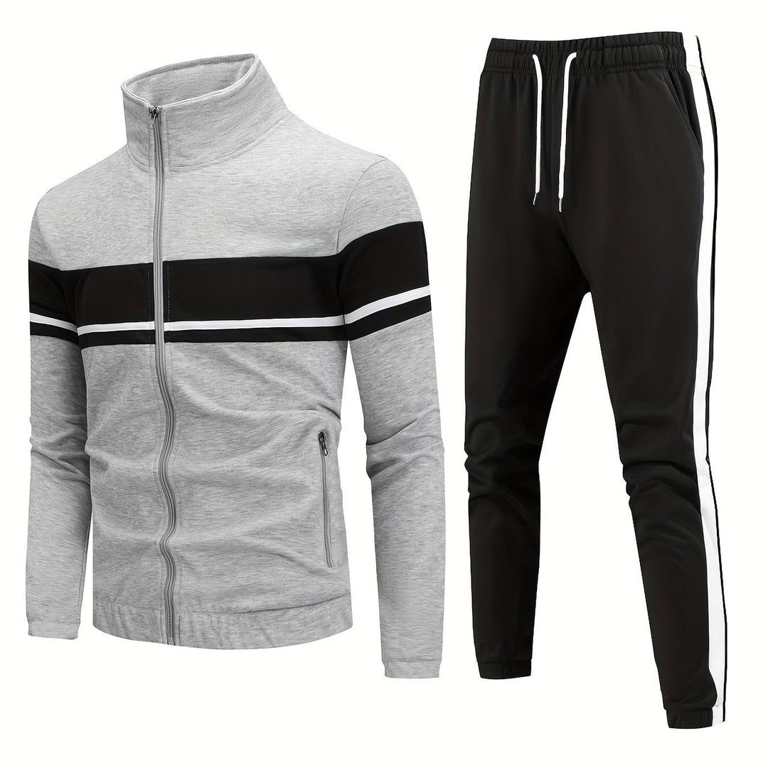 Levoire | Ensemble De Veste D'Entraînement Pour Hommes 2 Pièces Sportif