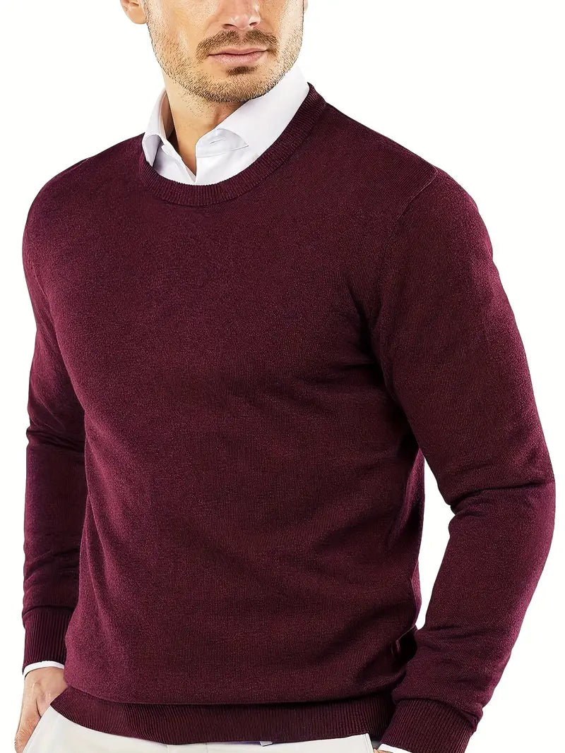Levoire | Pull Décontracté Avec Coupe Ample Bourgogne